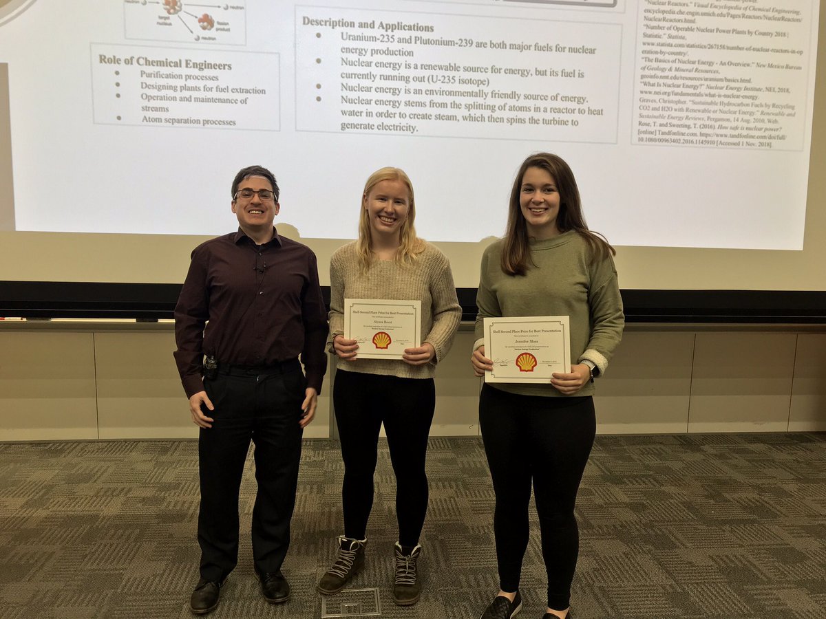 BryanRGoldsmith's tweet photo. Congrats to the first, second, and third place poster prize winners in our Mass and Energy Balances course (ChE 230). #UMengineering https://t.co/l97fCKX2Dk