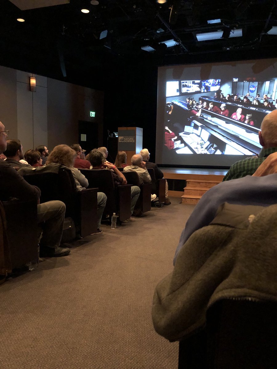 Smavitz's tweet photo. Watching @NASAInSight from #DenverMuseumNS https://t.co/gtbm0Q1hk3