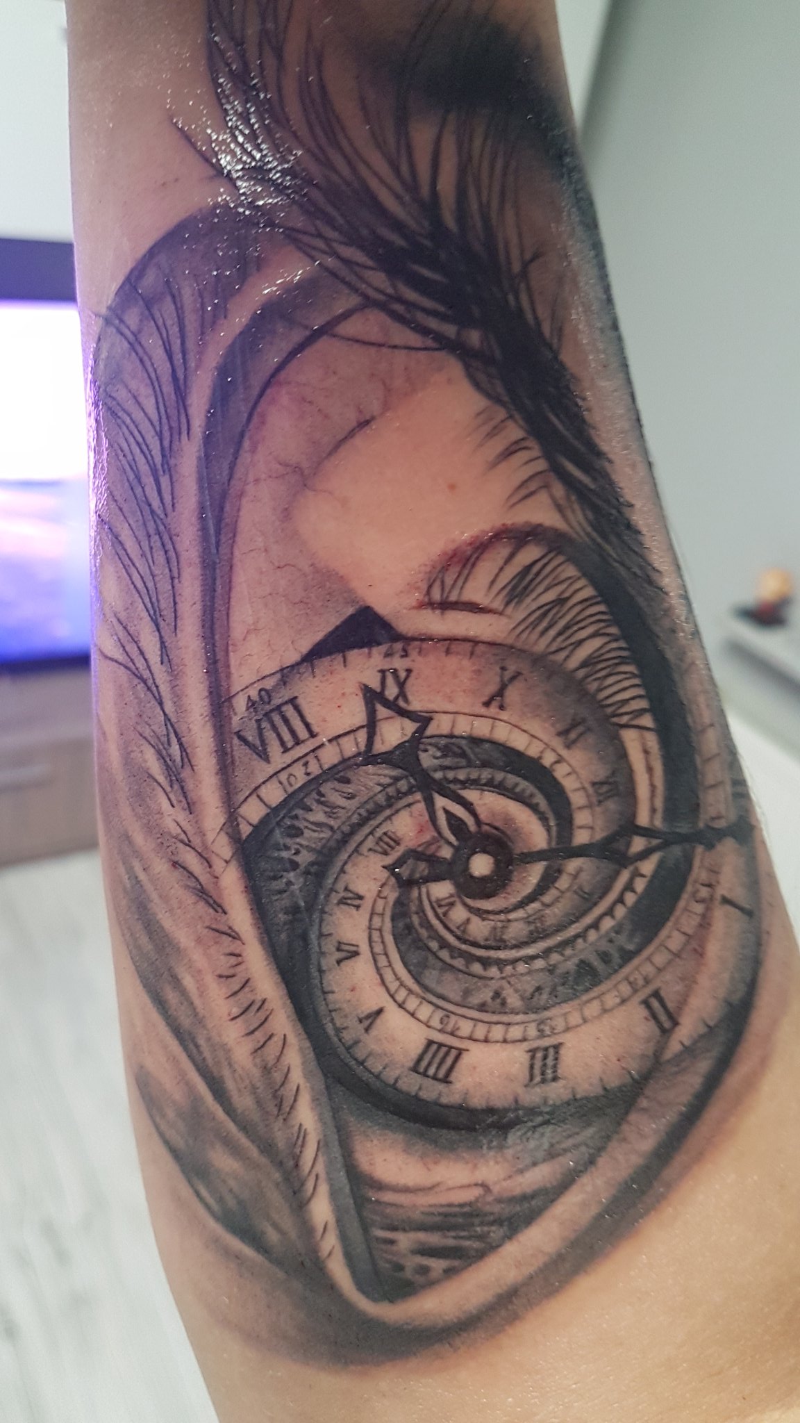 Ink It Up Trad Tattoos TattooMe  Denis Torikashvili  Clock tattoo Sleeve  tattoos Tattoos