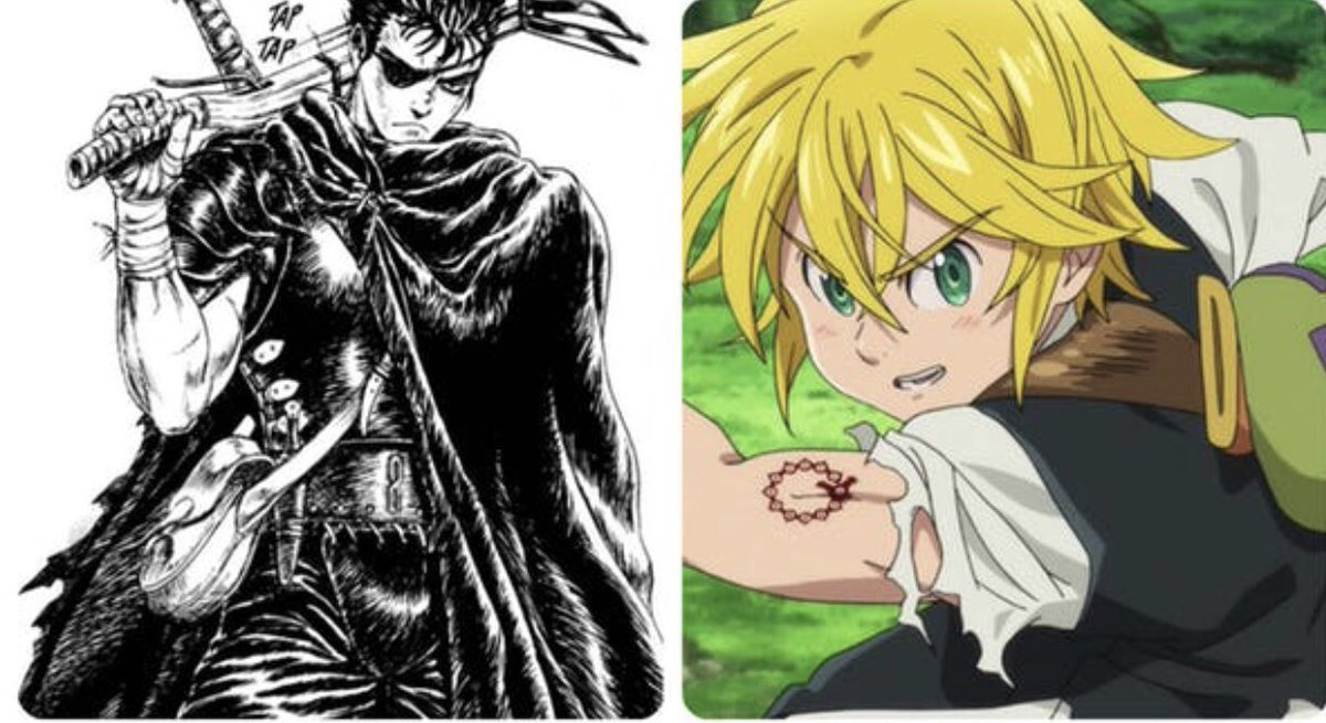 who you think suffered the most I say Meliodas or Guts #anime #weeb #f, #anime