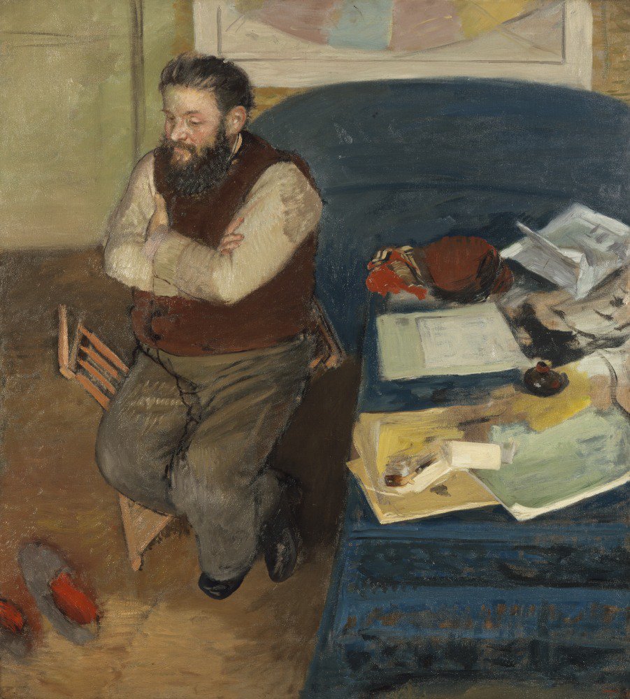 NatGalleriesSco's tweet photo. You may have seen Diego Martelli by #Degas in our galleries or online before - it's a really popular work - but how much do you know about it?
Our next free pop-up talk will reveal all!
Join us at 2pm on Tuesday, 27 Nov at #ScotNatGallery - https://t.co/sRmiEvSlTx #popuptalks https://t.co/3X9rX4B3XE
