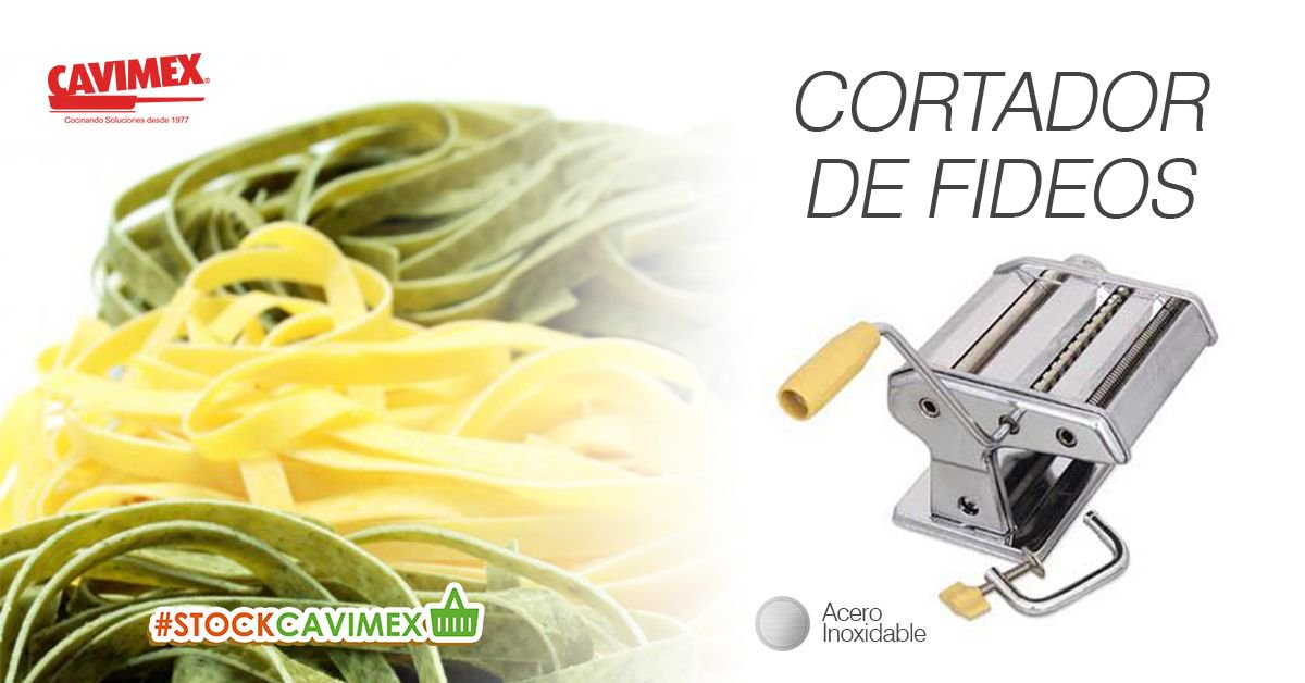 cavimex's tweet photo. ¡Para que los fideos queden perfectos! Cortador de fideos fabricado en acero inoxidable, ¡ven a tienda y llévatelo!

¡Pídelo online también! https://t.co/j30locATJI https://t.co/jNV9IEZFRi