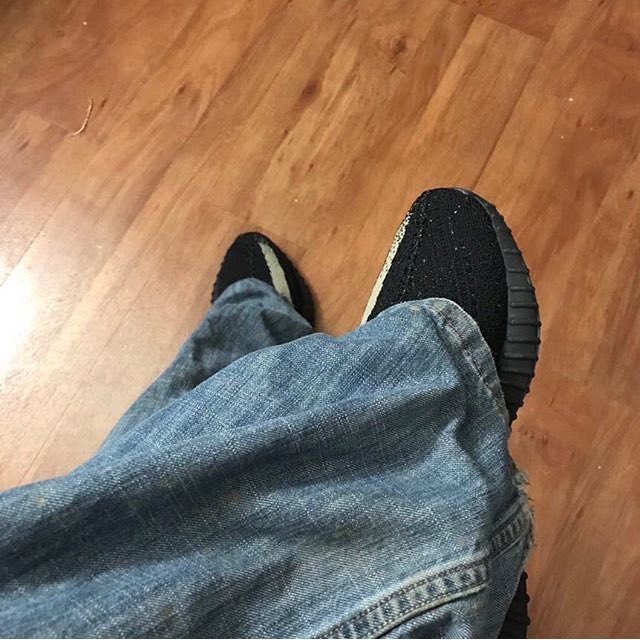 bootcut jeans yeezys