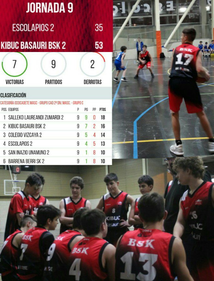KepaLuengo's tweet photo. Unión de equipo, unión de familia @BSKBasauriSaski 
Suerte a @EscoBasketBi en la segunda fase. #OrgulloBasauri #MadeInBSK https://t.co/iJ5AJHQidJ