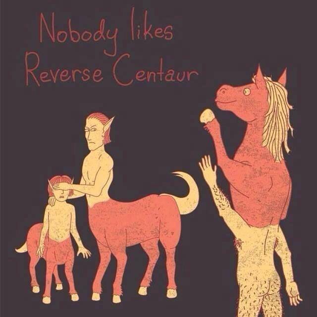 celisemccarthy's tweet photo. #reversecentaur https://t.co/RIVeUjrjV9 https://t.co/FUgs9iG3RO