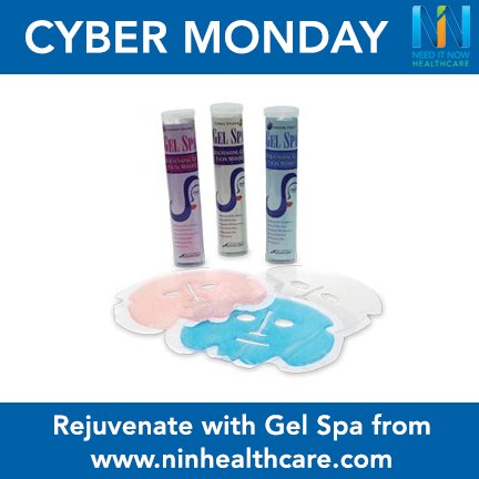 Today NiN Healthcare is featuring Gel Spa products on #cybermonday. Sign up today!