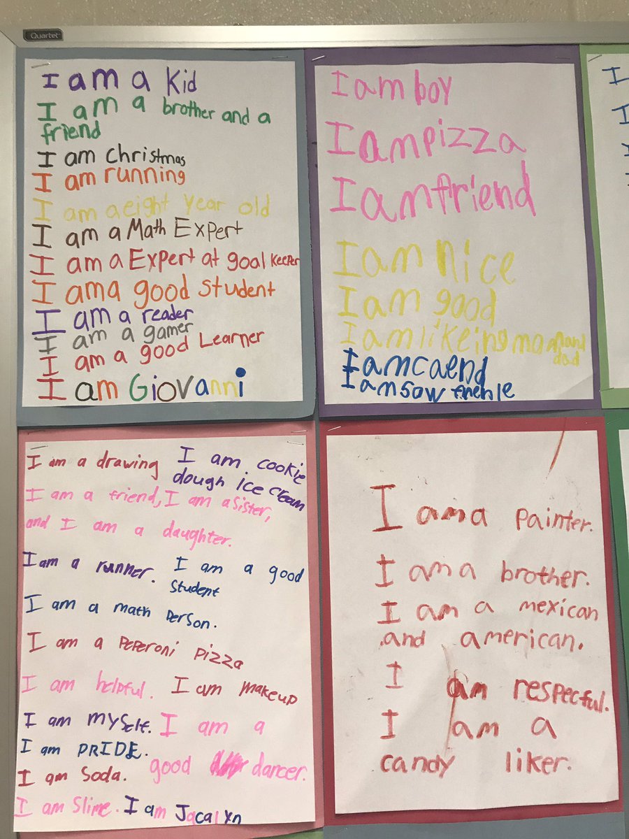 beschlise's tweet image. Love these I AM poems by our students! We are learning to be more culturally responsive and the first step is to know and celebrate yourself! #ParkwoodPride #WeAreGCCS #CelebrateMonday #CelebrateDiversity