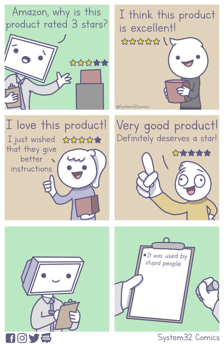 System32Comics's tweet photo. Amazon Reviews 
#comics #comic #Funny #Humor #Amazon https://t.co/EwzyjxZoEI