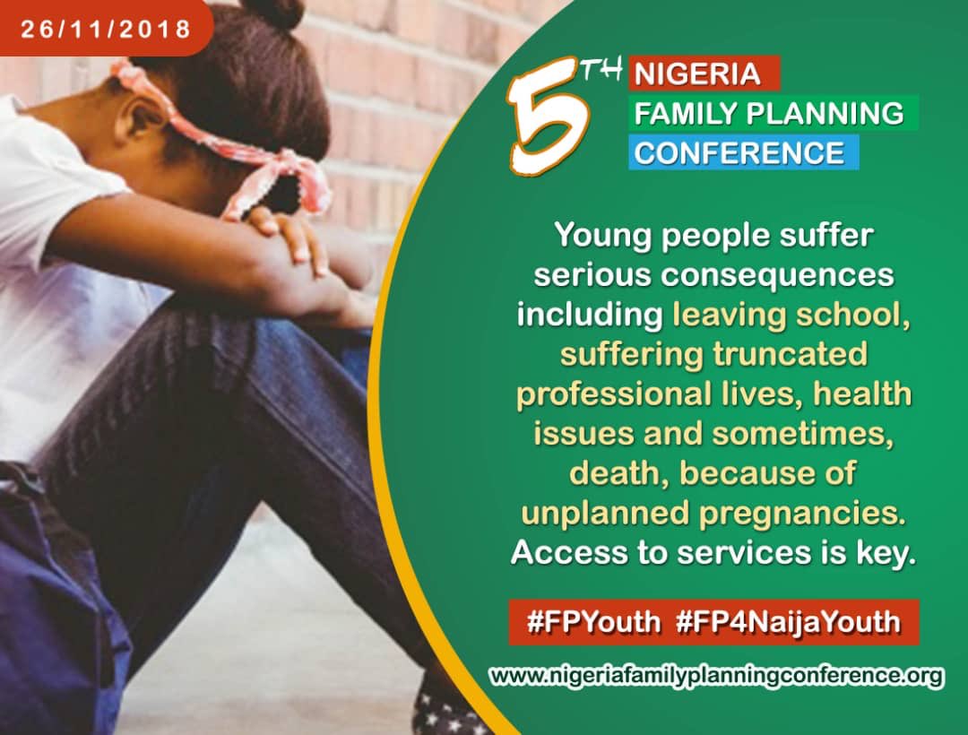 Unplanned pregnancies have destroyed many young people’s quality of life. Let us join hands to improve access to life-saving contraceptives and stop unplanned pregnancies. #FPYouth #FP4NaijaYouth