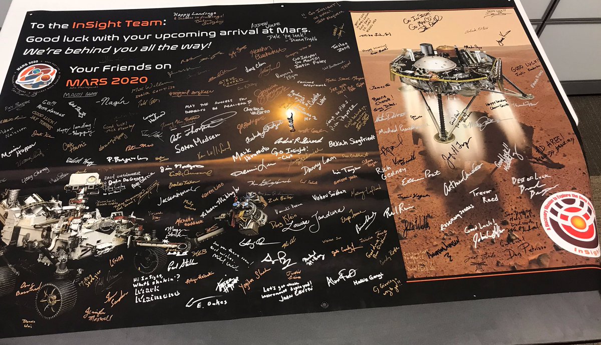 STEMinistTracy's tweet image. Just over 2 hours until #NASAInsight landing on Mars. #GoInSight! All your #Mars2020 friends wish you the best for a safe and soft #MarsLanding!