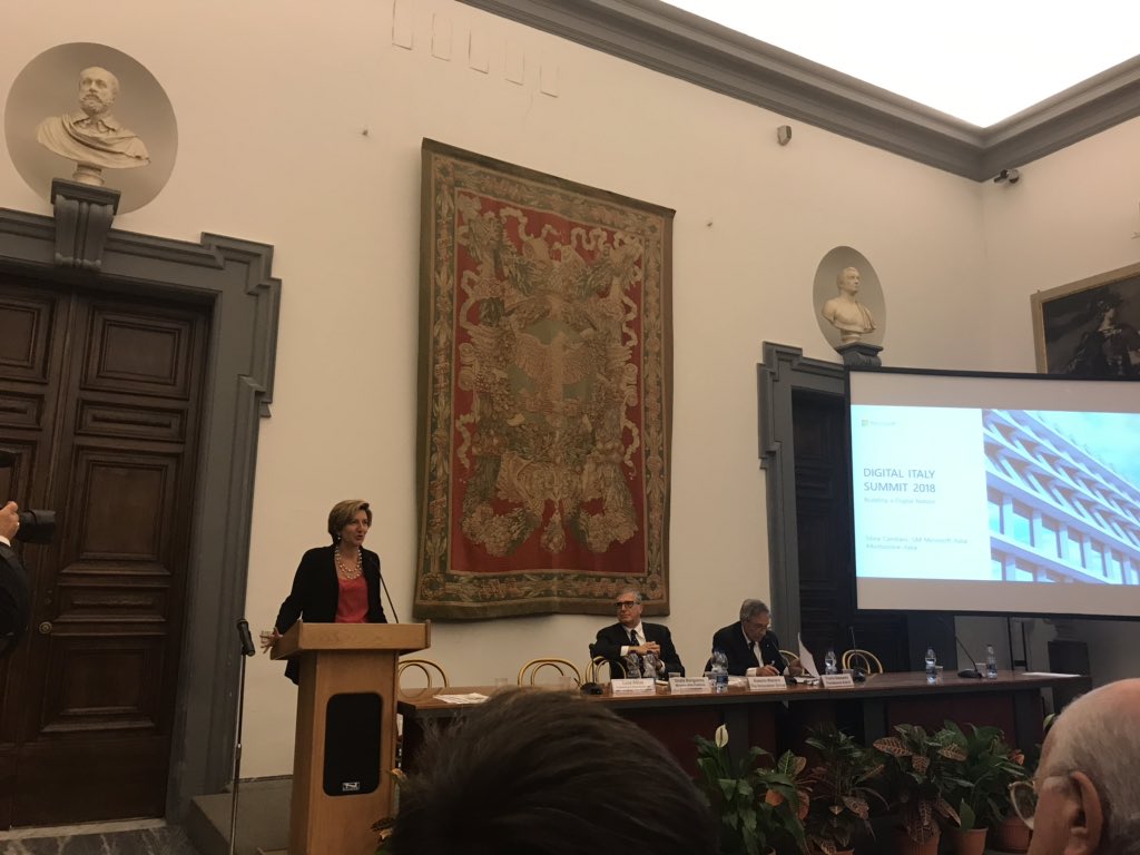 Microsoft Italia al Digital ITALY Summit 2018 per testimoniare un impegno continuo per l’innovazione della Pubblica Amministrazione <a href="/microsoftitalia/">Microsoft Italia</a> <a href="/candocandi/">silvia candiani</a> <a href="/TIG_italia/">TIG - The Innovation Group</a> <a href="/chiararo/">Chiara Ronchetti</a>