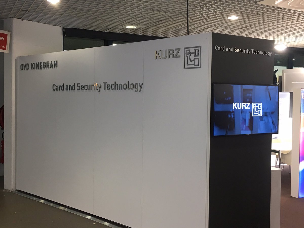 LEONHARD_KURZ's tweet photo. Everything is prepared for your visit tomorrow 
@TRUSTECH_Event 
27. -29.11.2018
See you at our booth: RIV A 050

#Cardtechnology #OVD #KINEGRAM #security 
#Digital #Trust #Technologies https://t.co/3e9uX3irH3