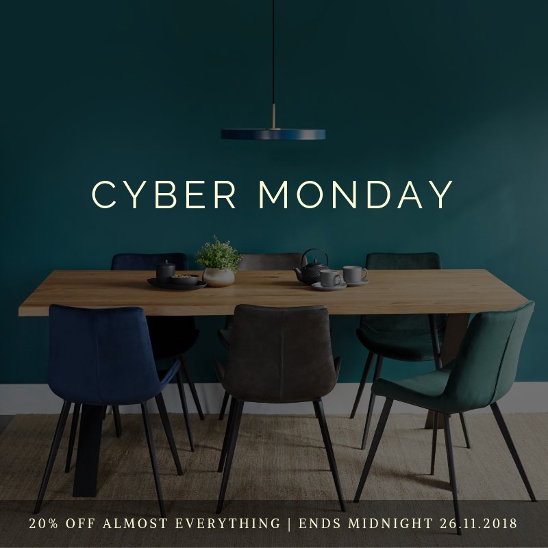 Its Cyber Monday here at Meadows &amp; Byrne...

20% off - End Midnight

#CyberMonday #CyberMondayDeals #CyberMonday2018