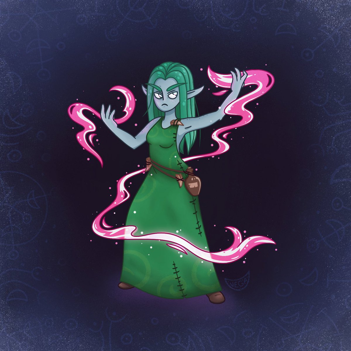 Vegajpeg's tweet photo. Druid spell’s 🌙🌿
#vegadesign #characterdesign #drawing #draw #fanart #worldofwarcraft #blizzardentertainment #blizzard #battlenet #elf #elves #druid #magic #nightelf #spell #artist #illustration #illustrator #illustrations #art #designer https://t.co/cMfEZQ1ci3