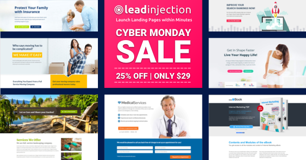 Get the Leadinjection Wordpress Landing Page Theme for only $29*. Limited Time Offer. *excl. EU VAT. 1.envato.market/c/1265705/2759… #CyberMonday #Wordpress #Leadinjection