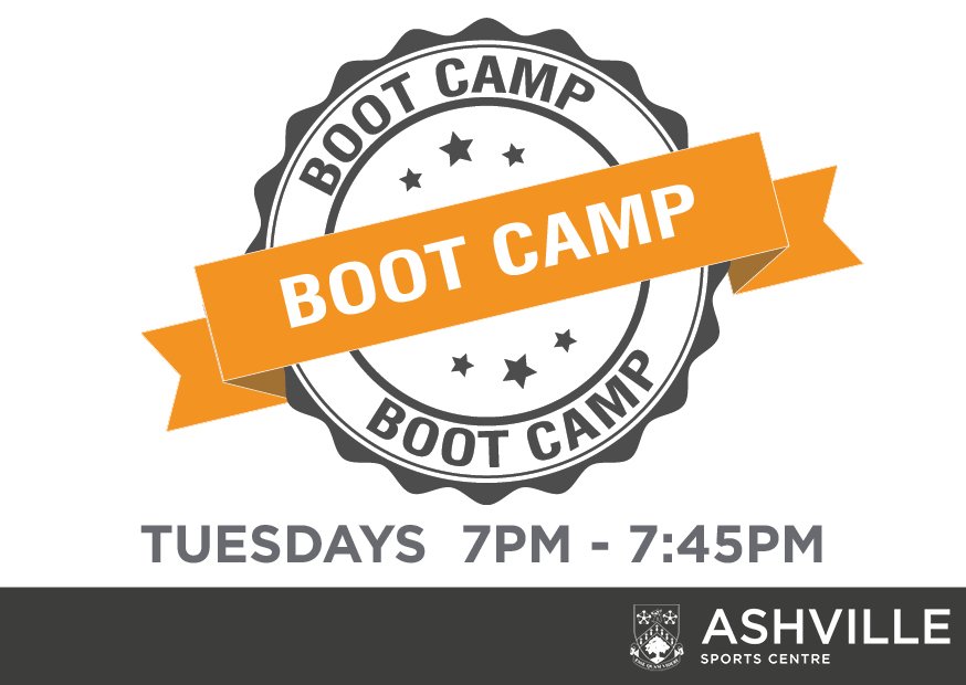Join us for Bootcamp tomorrow evening at 7pm!

To book your place, call 01423 724812.