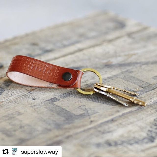 #Repost @superslowway with <a href="/get_repost/">Repost</a>
・・・
These looped key rings, made from traditional British Bridle leather, are stamped with an illustration showing the elevation and pools along the length of the Leeds-Liverpool Canal.
~
Handcrafted by Matthew … ift.tt/2FGKTcN