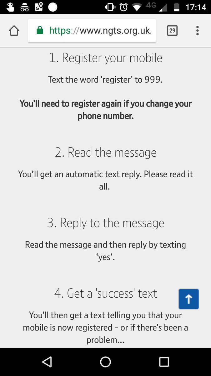 C_A_Simons's tweet photo. To be able to text 999 for help, you need to register first - see below.
Just one tidbit I learned from @firstonsceneuk's #FirstAid training today. Learned loads of top stuff and I def. recommend the course. Thanks to Andy and the team.

@LF_Law If you need CPR, I'm your woman! https://t.co/4nSNYhxWPy