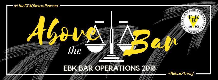 PatsFan1787's tweet photo. From the 1st Sunday to the 4th..The EBK Society was present in aid of its barristers and giving each one a reason to smile and a reason to move forward. EBK Bar Operations signing off!!!. Congratulations betans!!! #forEBK #oneEBKfor100percent https://t.co/J5fusVxvNr
