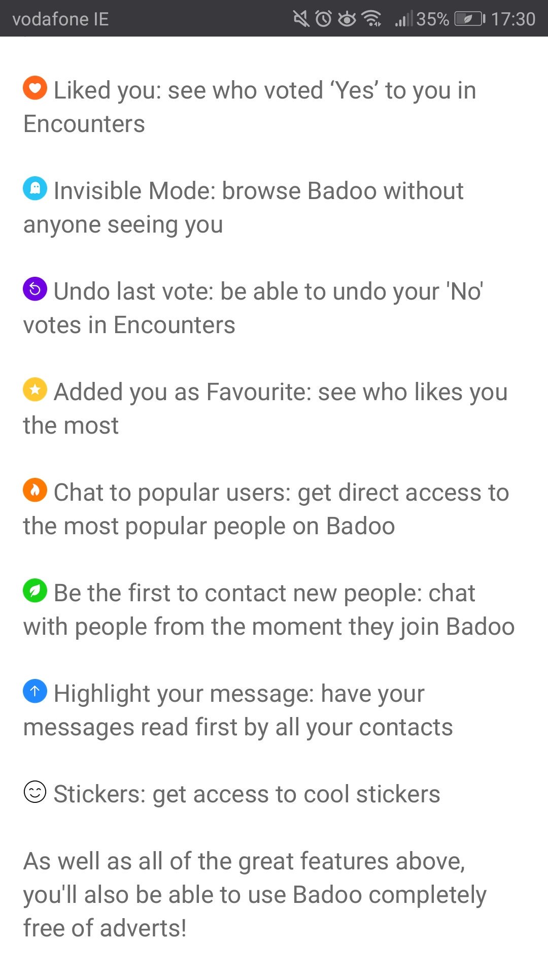 How to see my likes on badoo