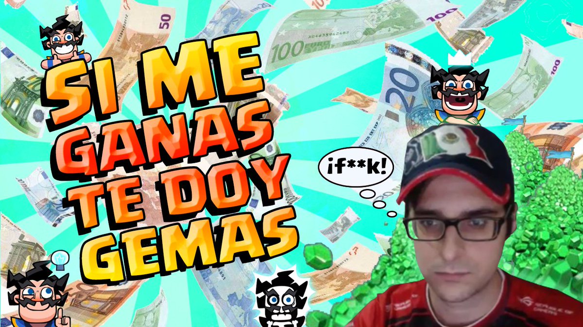 📹EN DIRECTO
#SiMeGanasTeDoyGemas Contra el Peor jugador de #ClashRoyale
#MorenoCup 4 Bracket 200€ !
✅Para participar
📌Suscribirse a mi canal Youtube RevolAimar
📌Seguir en Twitter @ReVoLAimaR <a href="/ApacheMoreno_32/">ApacheM_32</a> 
🔁Hacer RT y poner tu nombre del juego 
📹youtube.com/c/RevolAimar/l…
