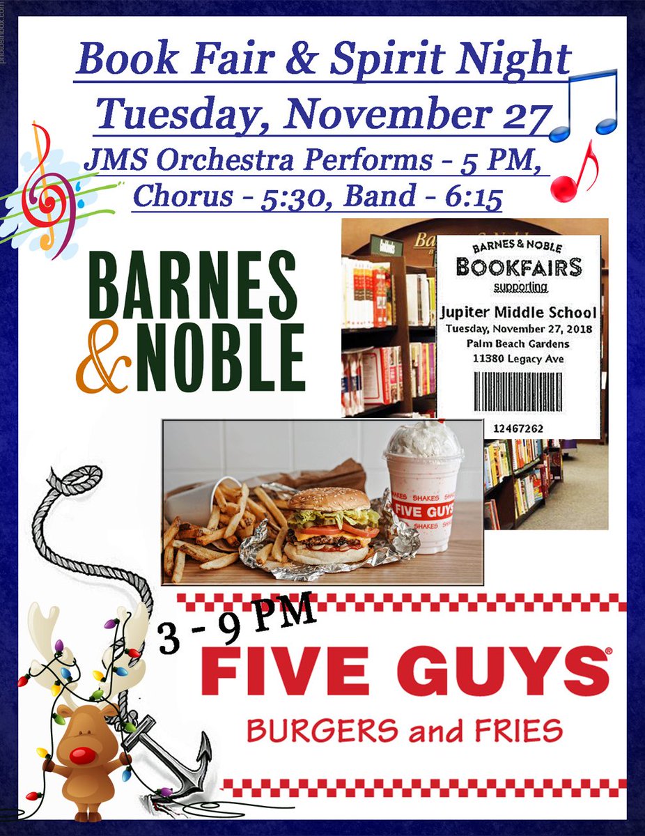 Jupiter Middle School Pto On Twitter Barnes Noble Book Fair