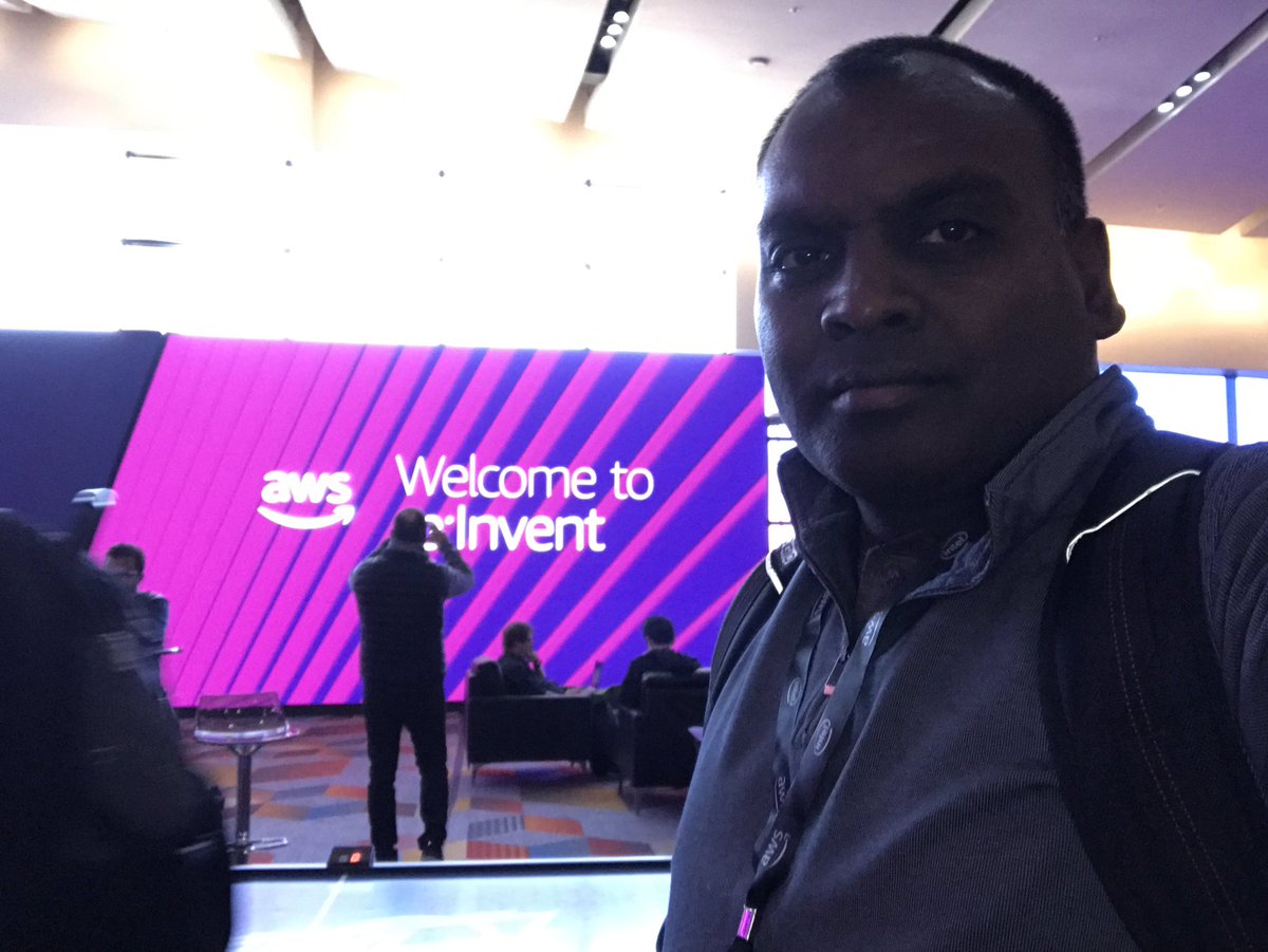 At #reInvent2018 #AWSreInvent2018