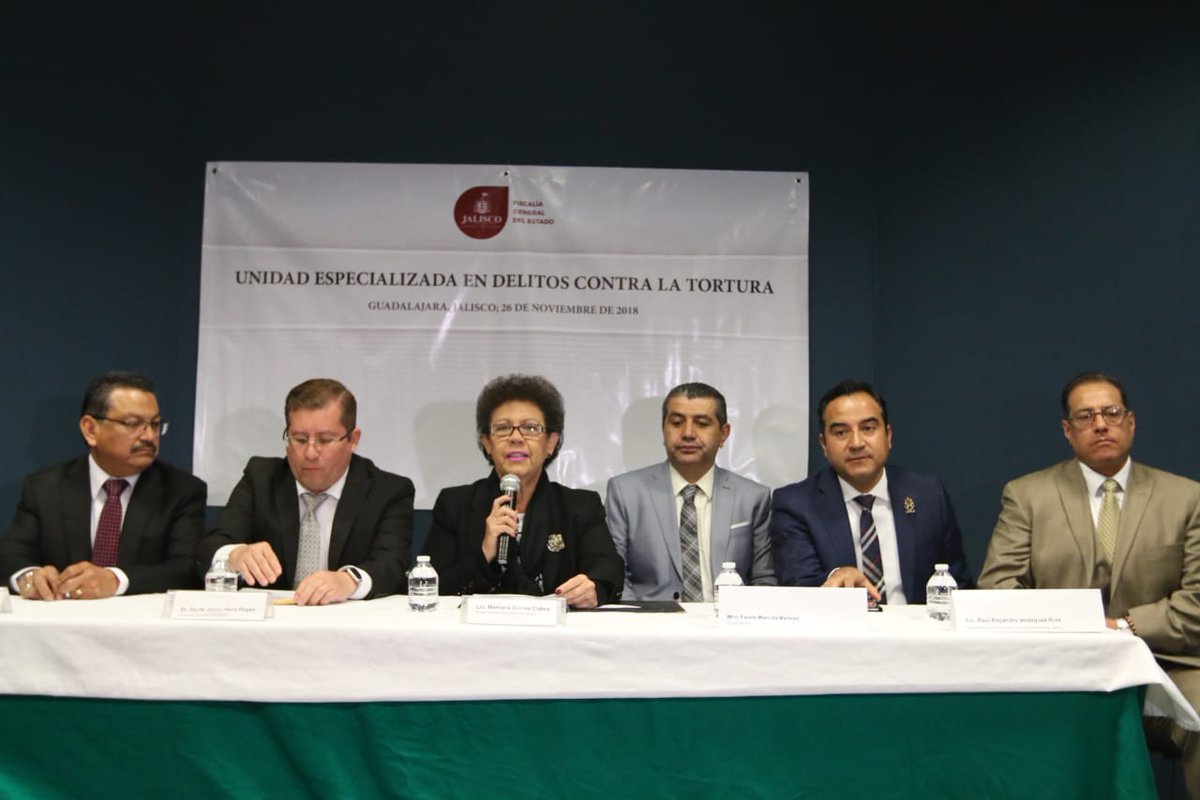 Autoridades de la FGE, encabezadas por la Fiscal General, Marisela Gómez Cobos, presentaron esta mañana la Unidad Especializada en Investigación del Delito de Tortura que atenderá puntualmente cualquier denuncia que se presente sobre este tipo de violencia.