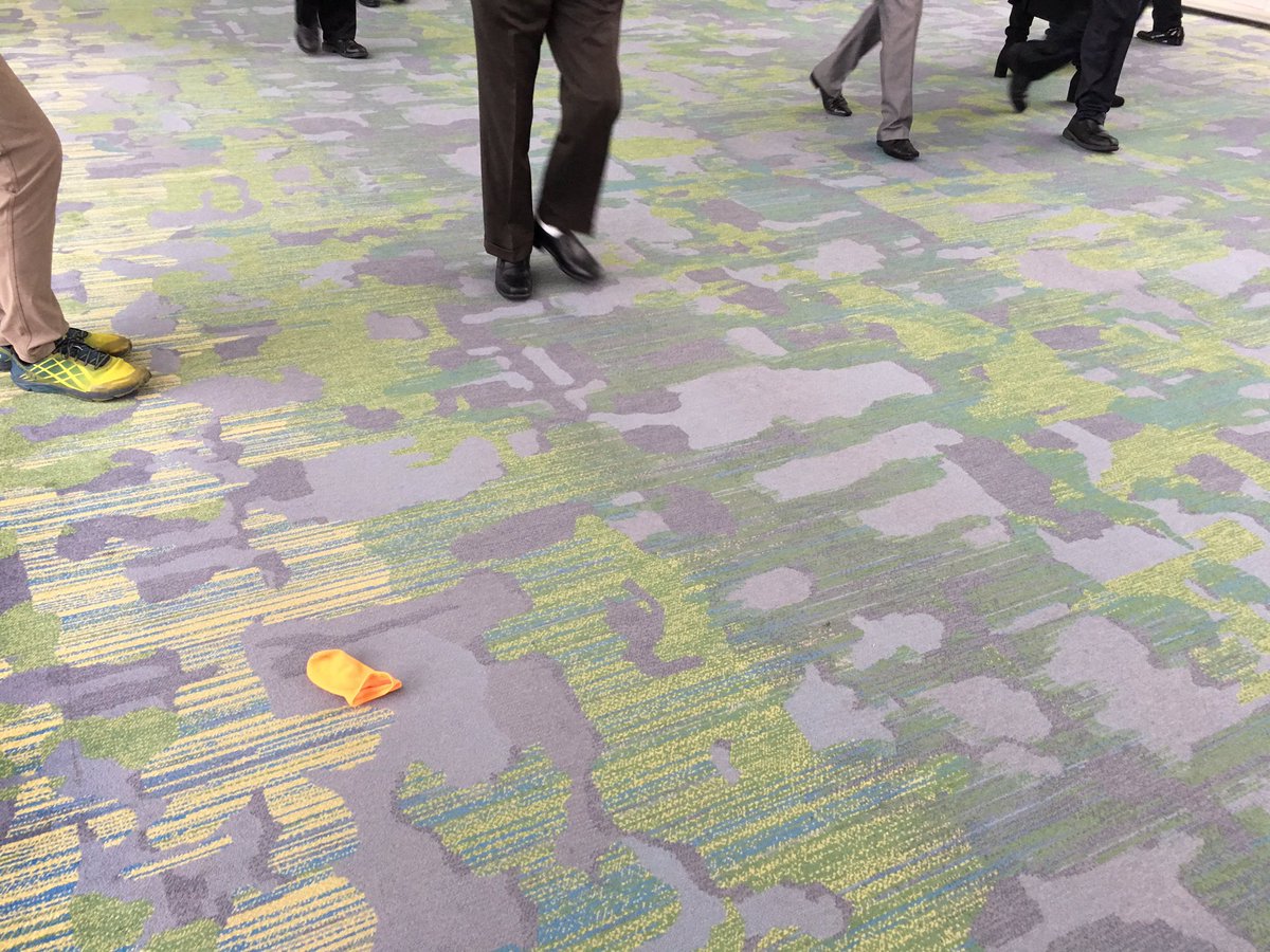 Here at RSNA people are literally having their socks knocked off! #RSNA18 <a href="/RSNA/">RSNA</a>