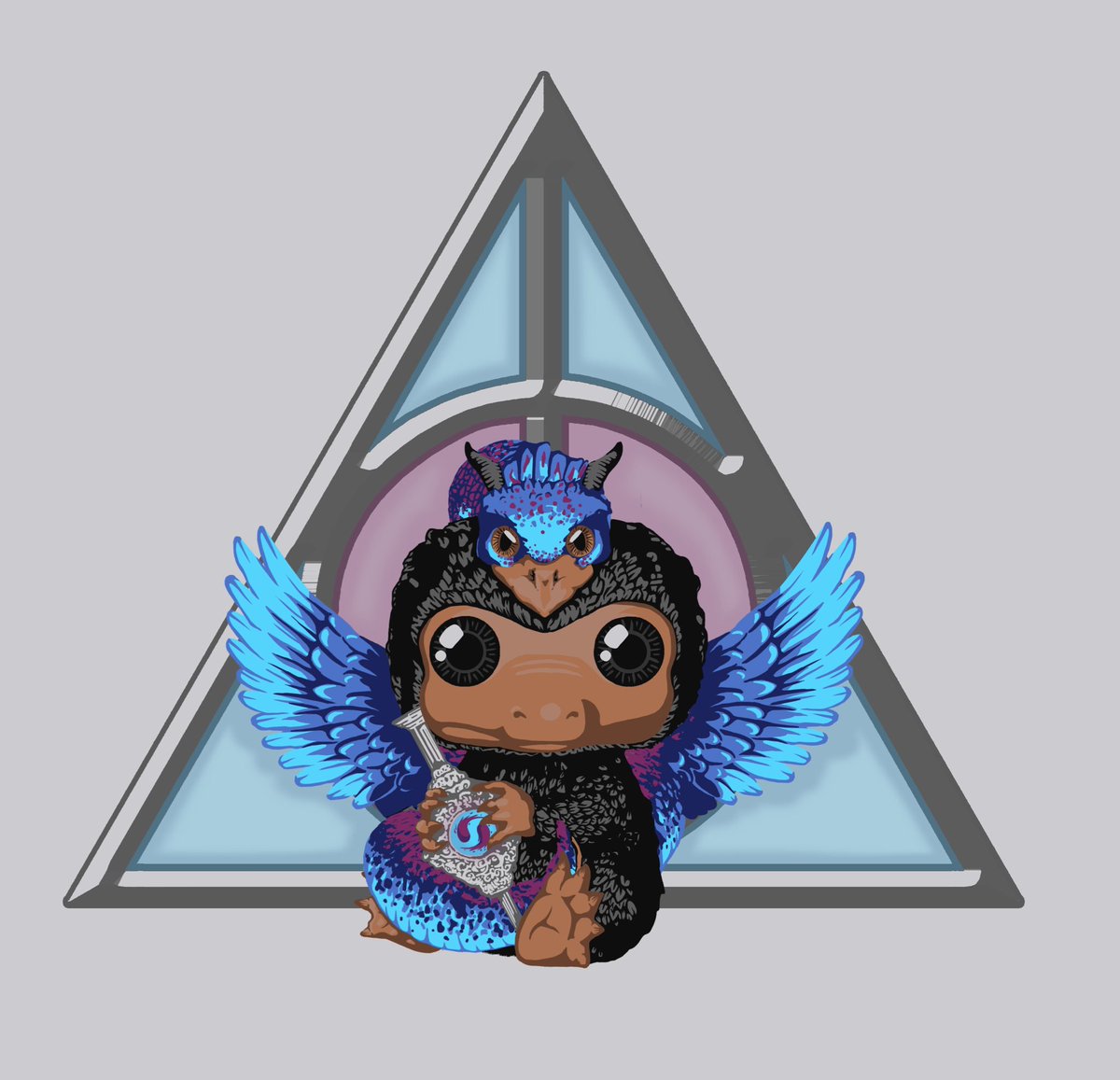 Buenas funkanáticos! 😀 Mirad este diseñito navideño🎄 de 🐉“Animales Fantásticos y Dónde Encontrarlos”🦄 para <a href="/PamplingNews/">Pampling 👕</a> de Leowyl 😍Si te gustaría que saliese en camiseta puedes votarnos aquí: pampling.com/disenos/62184-… #AnimalesFantasticos #harrypotter #Funko #FunkoPop