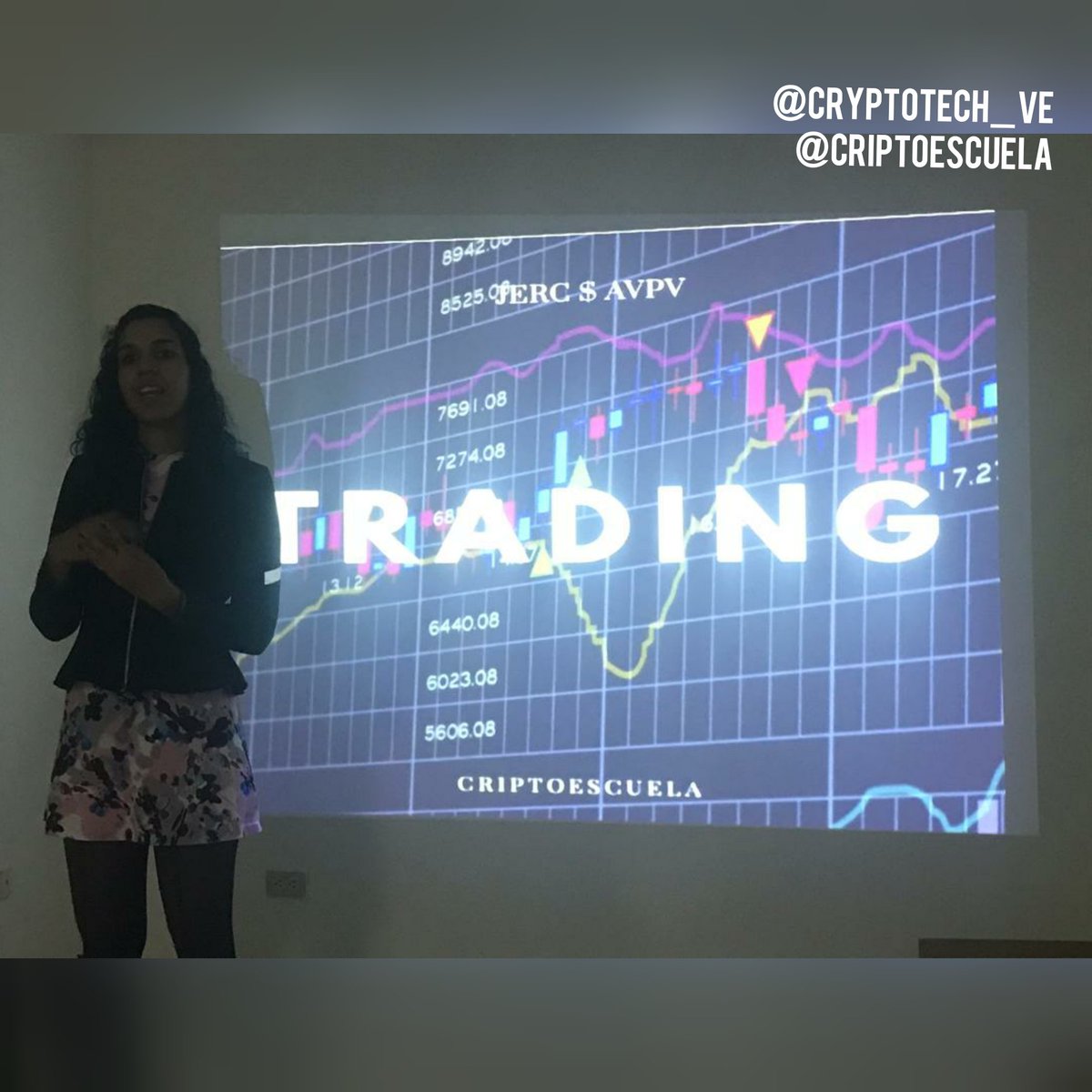 cripto_escuela's tweet photo. Excelente intervención sobre el Crypto Trading en @global.coworking en la antesala del Barquisimeto STARTUPWEEK. 
Amber Piña, Fundadora de @criptoescuela y CEO de Crypto Tech C.A.
#barquisimeto  #venezuela #trading #cryptocurrency #blockchain #exchange #coach #bqtostartupweek https://t.co/6NM1TR0fx7