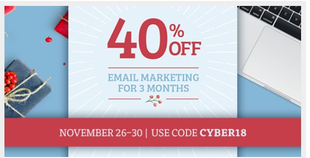 Leamenccm's tweet photo. Cyber Monday!  If you were thinking of getting Constant Contact now is the time!  Click the link to sign up at this incredible rate, 40% off for 3-months. https://t.co/d7xXaKUpks #HamOnt #Waterdown #Oakville #BurlON #Niagara #EmailMarketing #DigitalMarketing https://t.co/lwuIM6wVP2