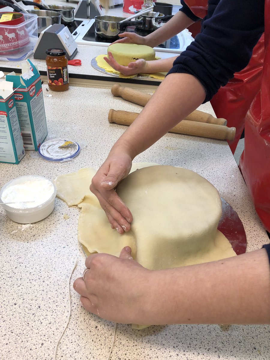 Christmas cake update.... they all have their marzipan layer on now. Keep checking back for updates. <a href="/chrisbakestogo/">Christine Wallace</a>