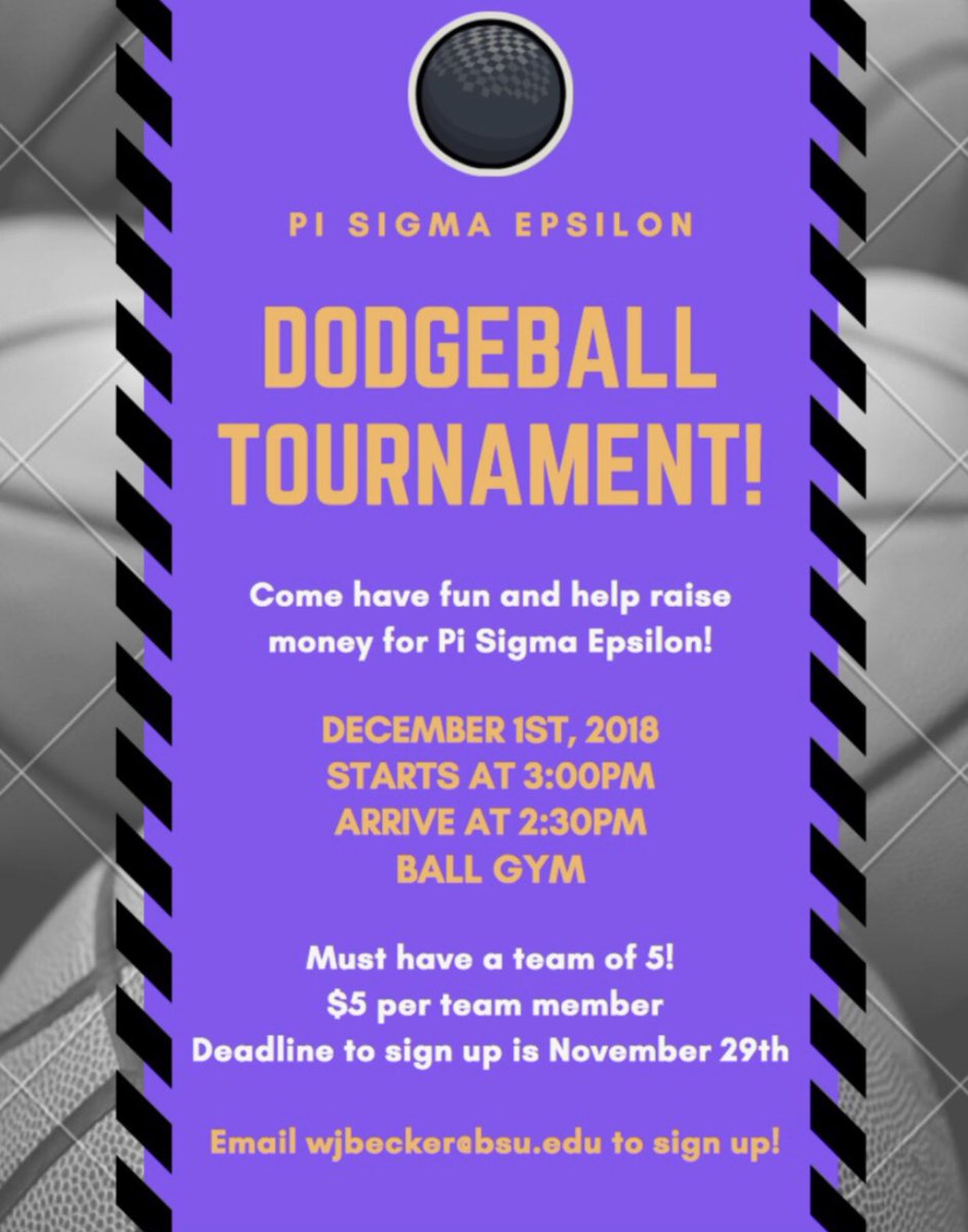 THIS SATURDAY!!! Come out and show your support and have some fun doing it!! 😊🥇 💜💛

•DEADLINE TO SIGN UP IS THURSDAY!
•TEAMS OF 5
•$5 PER TEAM MEMBER