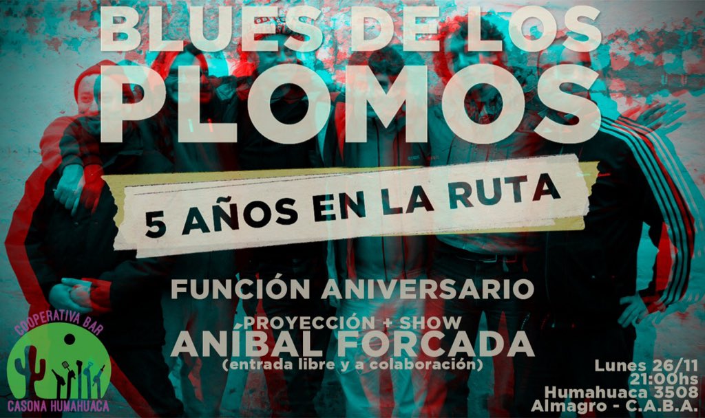 BluesPLOMOS's tweet photo. ¡HOY! ¡Festejamos un lustro de blues! https://t.co/BEP3Qgbk0g