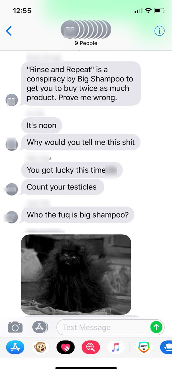 speedofwhite's tweet photo. This is why my friends are better than your friends #BigShampoo https://t.co/2SgqJMAAoG