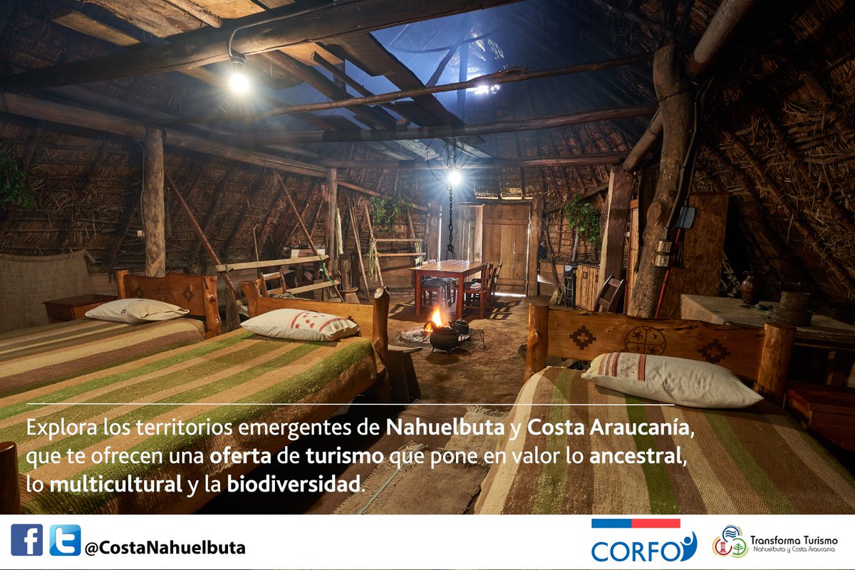<a href="/CostaNahuelbuta/">Explora Nahuelbuta y Costa Araucanía</a> desarrolla el posicionamiento en el mercado de un destino turístico sustentable con foco en experiencias turísticas de intercambio cultural y de naturaleza #TransformaTurismo #Nahuelbuta #CostaAraucania <a href="/Corfo/">Corfo</a> <a href="/transforma_tur/">Transforma Turismo</a> <a href="/corfoaraucania/">Corfo Araucanía</a>