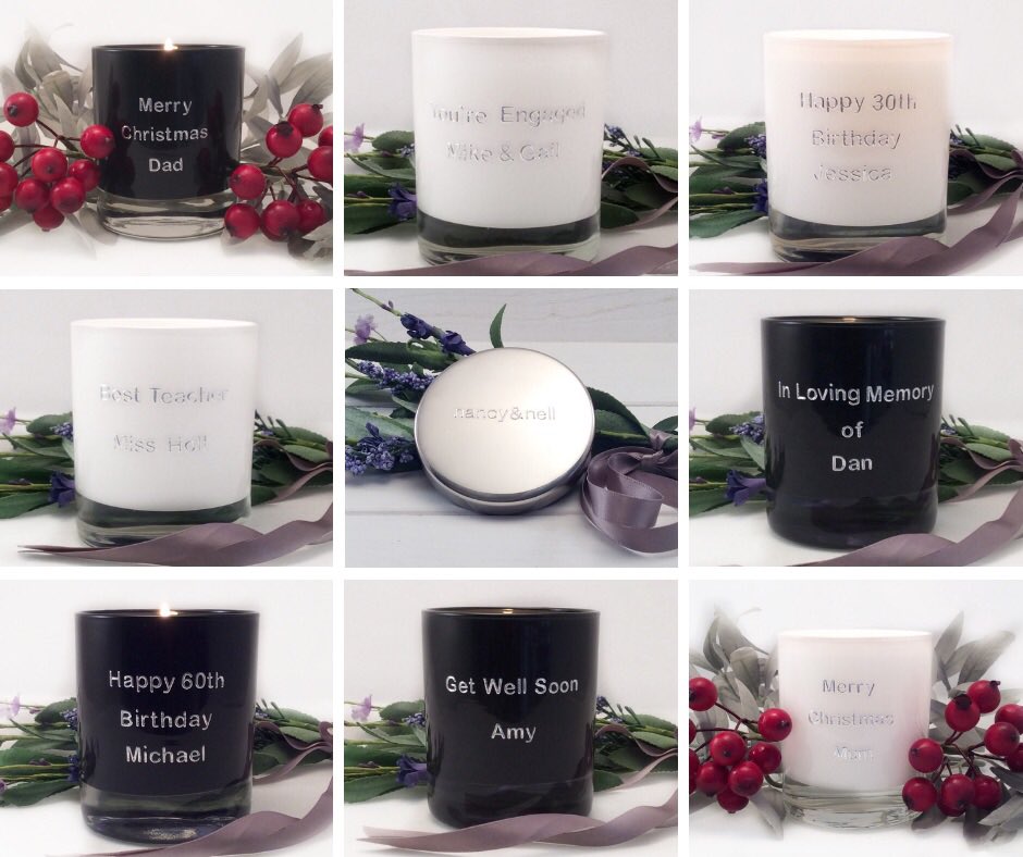 nancyandnell1's tweet image. Personalised scented candle gift ideas......just choose your fragrance and let me know the name of the recipient!

#womaninbiz #wnukrt #atsocialmedia

nancyandnell.co.uk