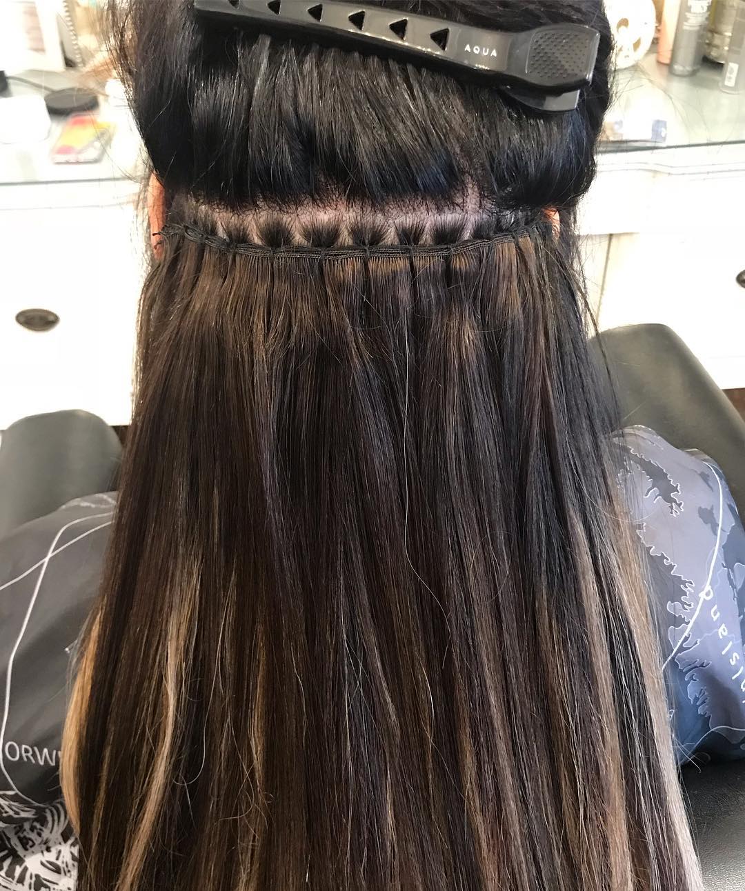 aqua hair extensions near me