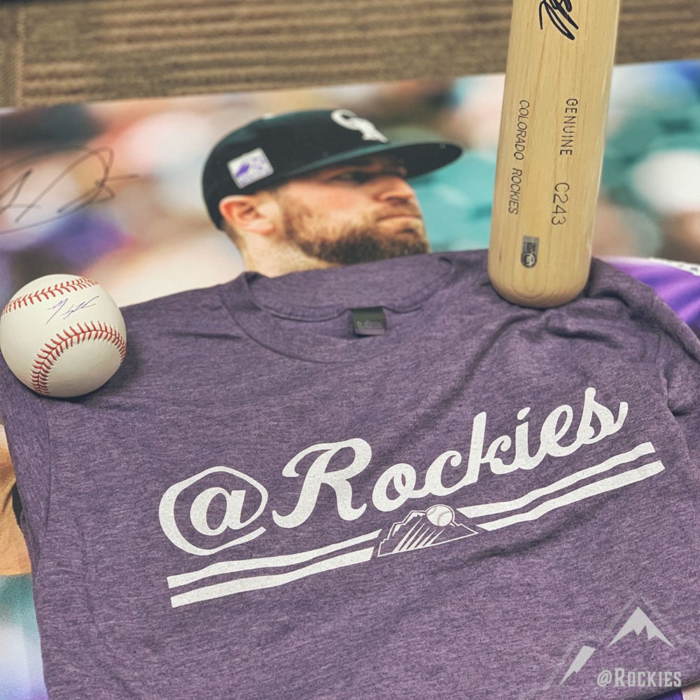 Colorado Rockies (@rockies) on Twitter photo Black Friday. Cyber Monday. Spending money is fun (especially on Rockies stuff 😜) but we like giving even better.
RETWEET for your chance to win one of the following:
• Chuck signed bat
• Nolan signed ball
• Wade signed poster
• One of our coveted <a href="/Rockies/">Colorado Rockies</a> tees! Black Friday. Cyber Monday. Spending money is fun (especially on Rockies stuff 😜) but we like giving even better.
RETWEET for your chance to win one of the following:
• Chuck signed bat
• Nolan signed ball
• Wade signed poster
• One of our coveted <a href="/Rockies/">Colorado Rockies</a> tees!