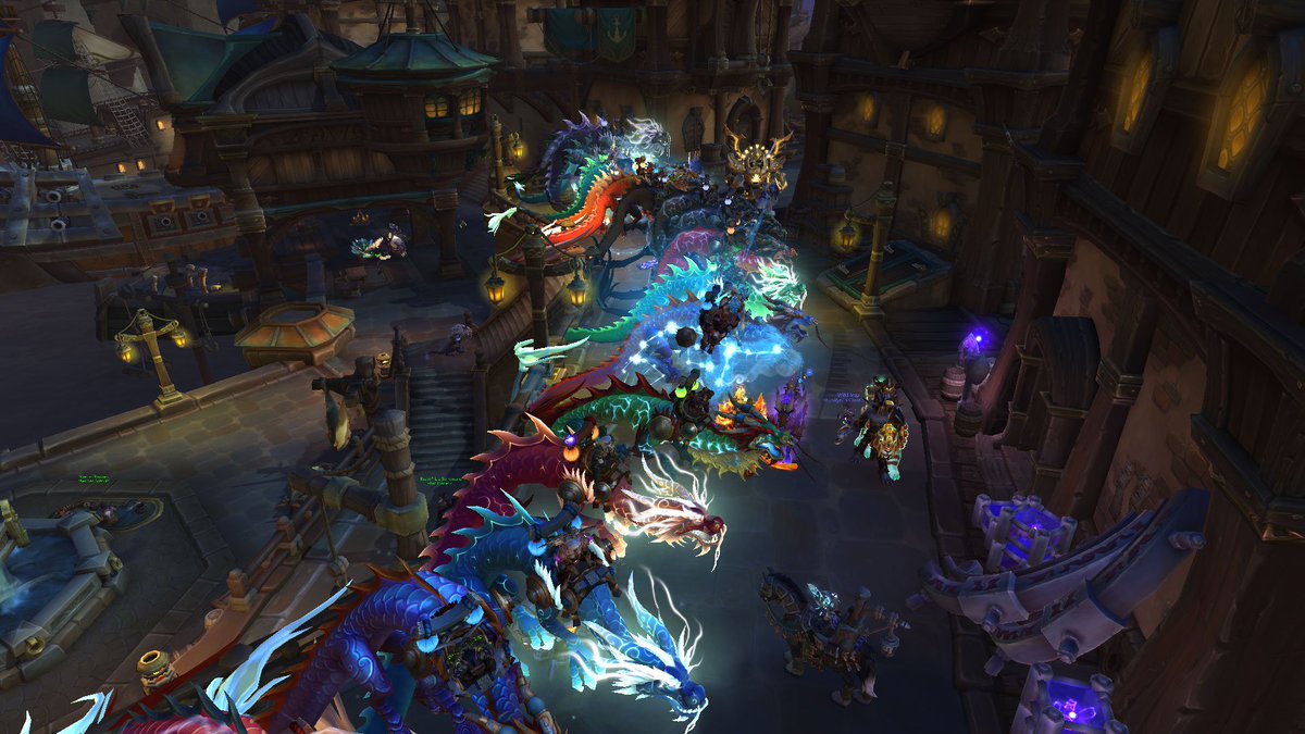 GimpsGold's tweet photo. what to do when time "Drags-on" in the harbour.... #Warcraft #ArgentDawnEU https://t.co/1reBaebVzI