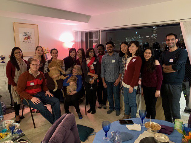 FletcherSchool's tweet photo. To give a few #FletcherStudents a home away from home this #Thanksgiving, @whycroft once again hosted the meal at her home. Great to see the #FletcherCommunity gather for conversation and share their journeys and stories 👍 https://t.co/PWIV82ET2z
