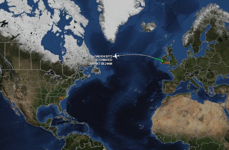 EireNeutral's tweet photo. https://t.co/gOnrhT96VI
Monday 26/11/2018 #N846AX landed at The Marine Corps Air Station, North Carolina in USA five hours ago. It flew from near Stjordal Norway where NATO "Exercise Trident Juncture 2018" training has completed, via Shannon Ireland. https://t.co/jy2OXWX90q