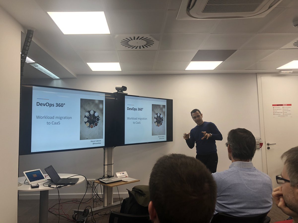 ajsb85's tweet photo. Workload migration to #CaaS, deepDive, design, deploy, optimize and toolchain by @lenambac
#DevOps360 #DevOps #Docker #kubernetes #dockerbcn #Community #Oracle #Barcelona https://t.co/vT7rbBEYBO