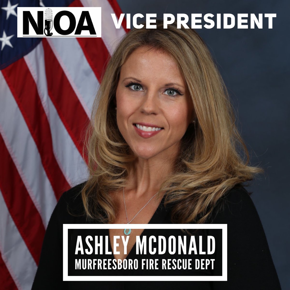 nioa's tweet photo. Congratulations to newly elected NIOA Vice President Ashley McDonald of @BoroFireRescue Great to have you on the Board of Directors! @sweetash913 #NIOA2018 https://t.co/zKCMksMQ4O