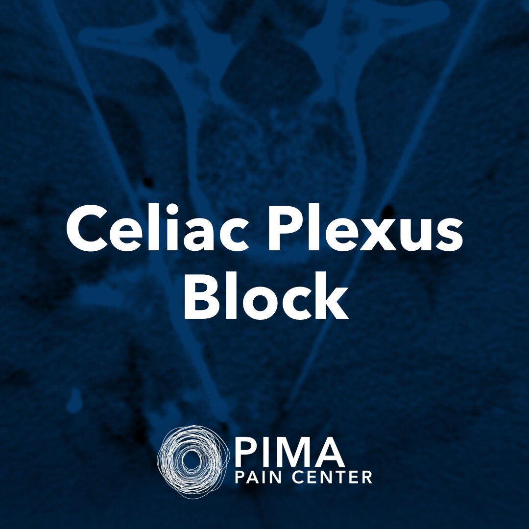 PimaPainCenter's tweet photo. Find out if a Celiac Plexus Block is the right treatment for you!
Call (520)-399-6000 or click here for more information: https://t.co/ereV4xPTdp
#celiacplexus #celiacplexusblock #pimapaincenter https://t.co/9dEkrBi5xT