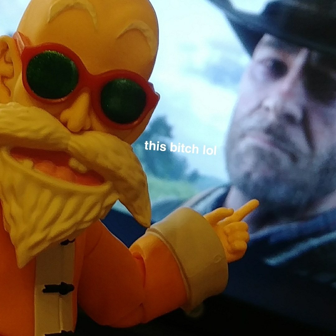 // Comm'on Roshi the man is afraid