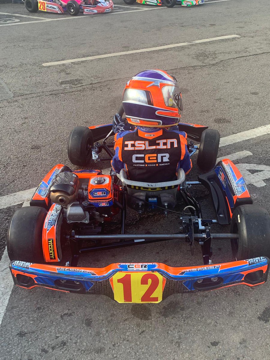 IslinLewis's tweet photo. First MSA race at @whiltonmill in hard conditions and got a 10th in the final with 38 cadet drivers competing this weekend! Big thanks to @CER_Team, Bontoft, and Project One, now time to get ready for @kartpfi next weekend.

#msa #whiltonmill
 #pfi  #Cuttingedgeracing #bontoft https://t.co/MbwUGljSqA