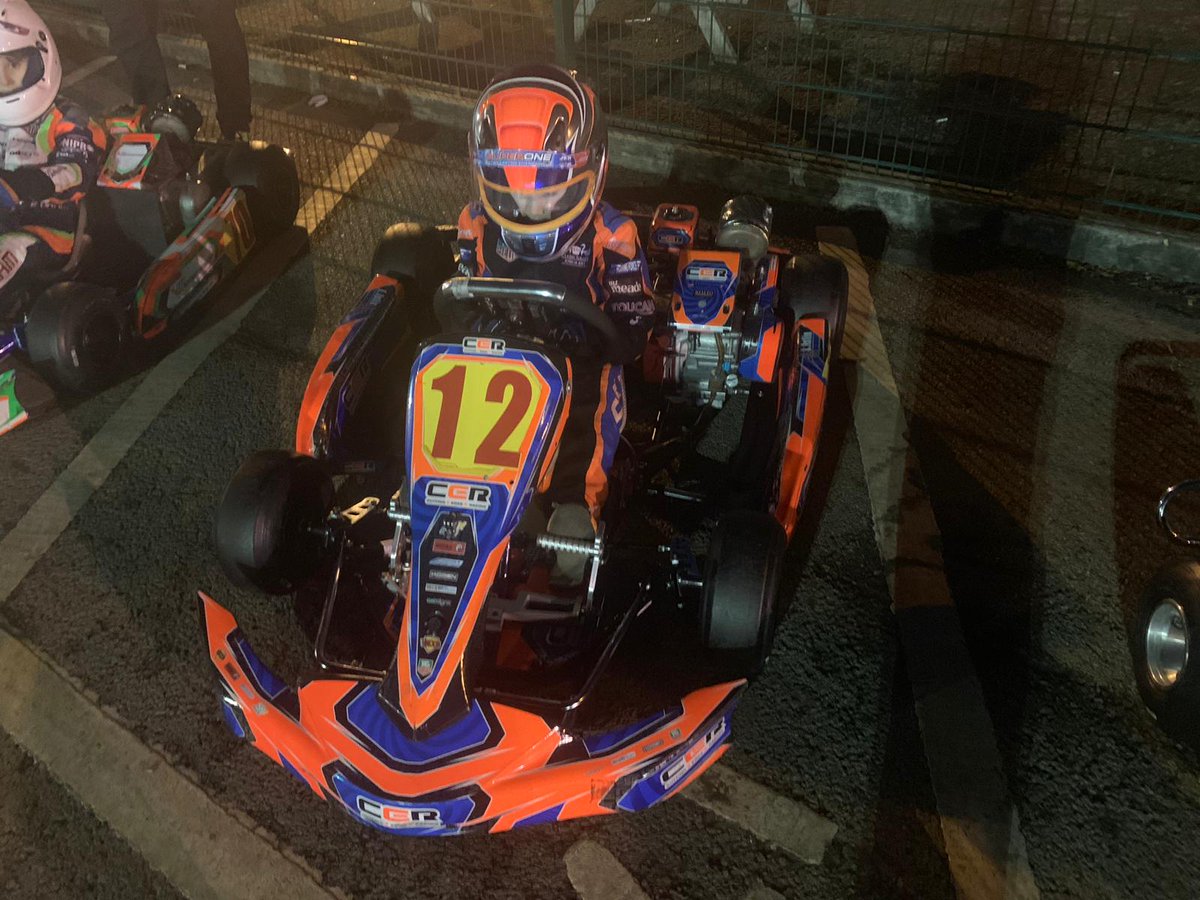 IslinLewis's tweet photo. First MSA race at @whiltonmill in hard conditions and got a 10th in the final with 38 cadet drivers competing this weekend! Big thanks to @CER_Team, Bontoft, and Project One, now time to get ready for @kartpfi next weekend.

#msa #whiltonmill
 #pfi  #Cuttingedgeracing #bontoft https://t.co/MbwUGljSqA