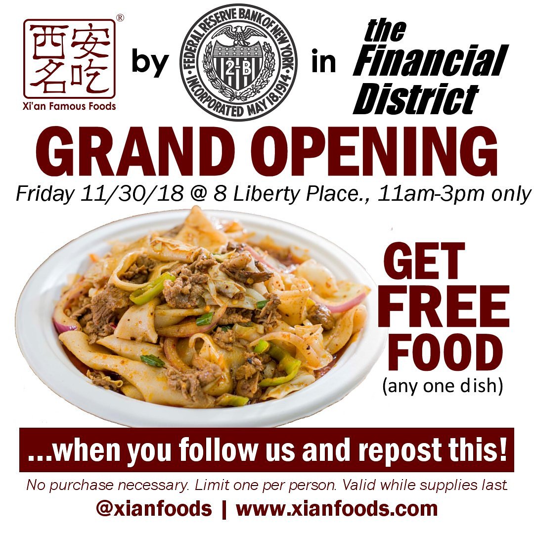 xianfoods's tweet image. This flyer says it all...see you Friday (or earlier)!